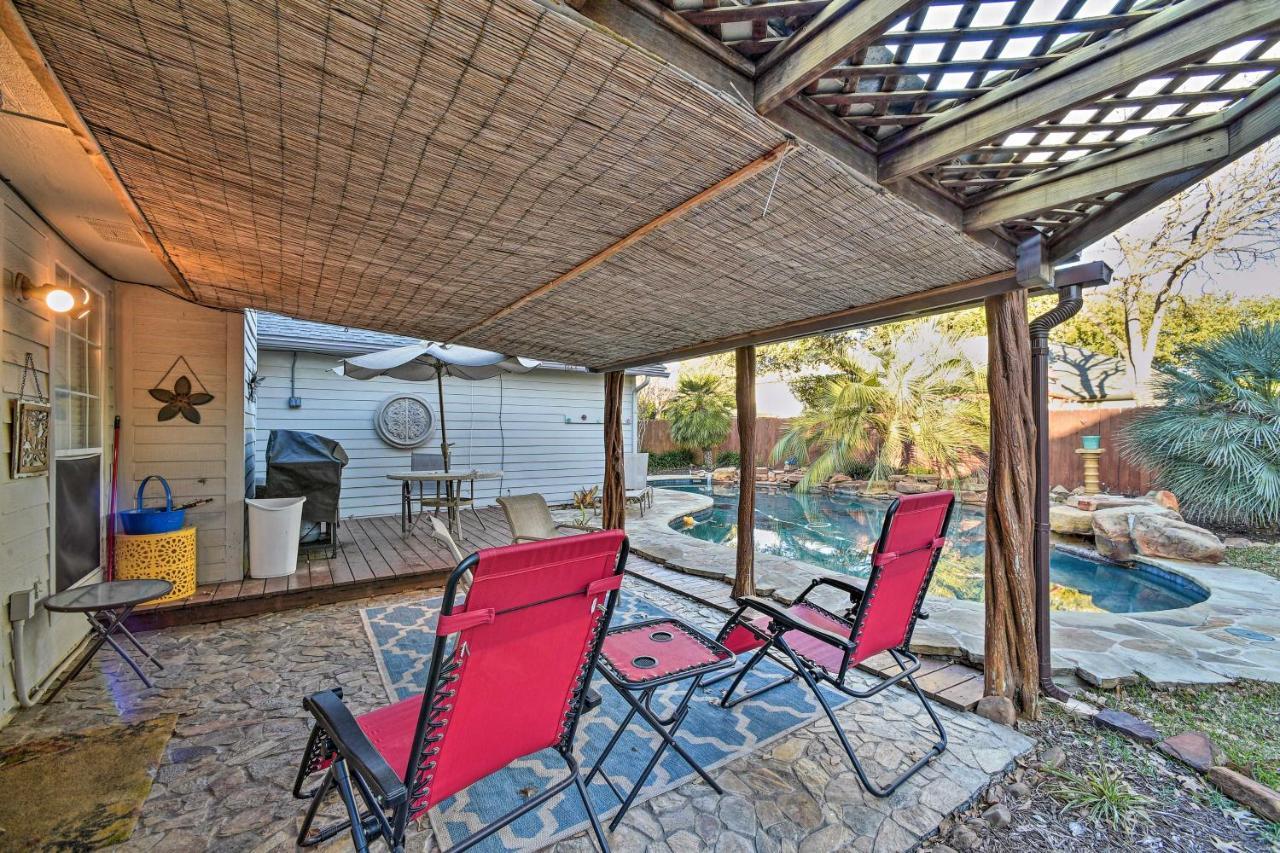 Peaceful San Antonio Oasis With Private Pool And Grill Exterior foto