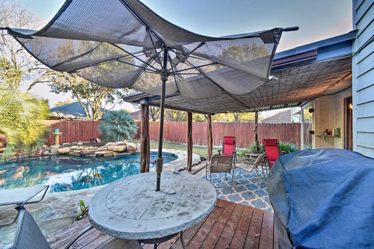 Peaceful San Antonio Oasis With Private Pool And Grill Exterior foto